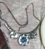 Ketting, Sieraden, Tassen en Uiterlijk, Kettingen, Met kristal, Overige materialen, Ophalen of Verzenden, Zo goed als nieuw