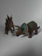 Set van 2 dino's - Schleich en AAA Stegosaurus Triceratops, Ophalen of Verzenden, Gebruikt, Jongen of Meisje