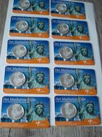COINCARDS MANHATTAN  10 MAAL, Ophalen of Verzenden, Koningin Beatrix, Euro's, Setje