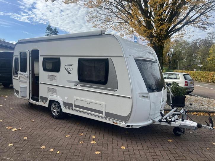 Fendt Opal 465 TG Mover, Fietsendrager, Caravans en Kamperen, Caravans, Bedrijf, tot en met 4, 1000 - 1250 kg, Treinzit, Fendt