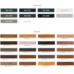 Winkelraam Aluminium Raam met zijlichten op Maat met Glas, 225 cm of meer, 150 tot 225 cm, Inclusief glas, Deurkozijn