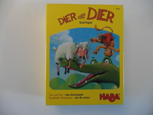 Dier op Dier.  Kaartspel. Vanaf 5 jaar., Hobby en Vrije tijd, Gezelschapsspellen | Kaartspellen, Zo goed als nieuw, Ophalen of Verzenden
