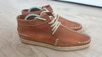 Twinset Bruine leren boots met touwzool Maat 41, Ophalen of Verzenden, Zo goed als nieuw, Bruin