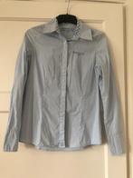 Bien Bleu blouse maat S wit / lichtblauw, Kleding | Dames, Blouses en Tunieken, Wit, Ophalen of Verzenden, Zo goed als nieuw, Maat 36 (S)