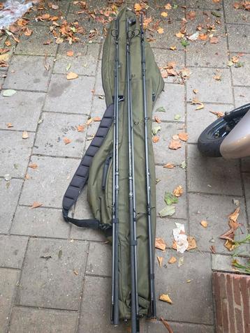 3x Shimano Supressa 12ft 3lb Werphengel + fouderaal  beschikbaar voor biedingen