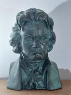 Gesigneerd Art Deco borstbeeld van Beethoven, Ophalen of Verzenden