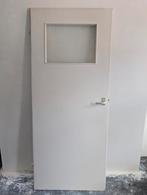 Opdek Binnendeur met Raam - 85,5x202cm, Doe-het-zelf en Verbouw, Deuren en Horren, Ophalen, Gebruikt, 80 tot 100 cm, Binnendeur