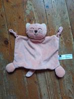 Hema knuffeldoekje kat poes roze, Ophalen of Verzenden, Zo goed als nieuw, Poes