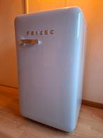 Lichtblauwe retro koelkast, 100 tot 150 liter, Zo goed als nieuw, Energieklasse A of zuiniger, 45 tot 60 cm