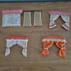 Vintage poppenhuis gordijnen lundby Lisa, Verzamelen, Ophalen of Verzenden, Zo goed als nieuw, Overige typen