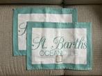 Te koop: 2 stoffen placemats Rivièra Maison, St. Barths, Ophalen of Verzenden, Nieuw, Blauw, Placemat