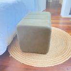 hocker bert plantagie, Huis en Inrichting, Banken | Voetenbanken en Poefen, Ophalen, Vierkant, 75 tot 100 cm, Zo goed als nieuw