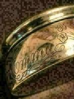 12312 Prachtig massief zilveren ronde doos met emaille bloem, Ophalen of Verzenden, Zilver
