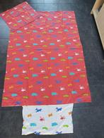 1 persoons dekbedovertrek helikopter vrachtwagen tractor vli, Gebruikt, Blauw, Dekbedovertrek, Ophalen of Verzenden