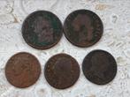 Frankrijk 5x 1/2 en 1 sol periode 1771-1790, Verzenden, Frankrijk