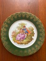 Mooi gaaf sierbord met middeleeuws tafereel limoge, Ophalen of Verzenden