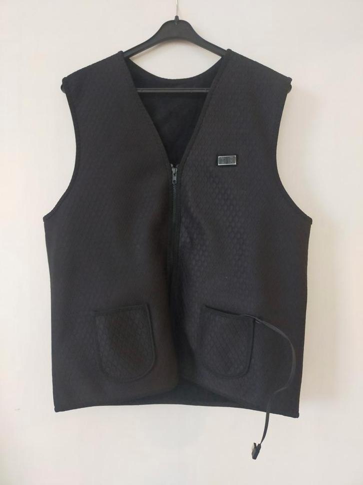 Warmte vest - heerlijk warm, Kleding | Heren, Bodywarmers, Gedragen, Maat 48/50 (M), Zwart, Ophalen