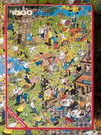 Jan van Haasteren Golf à la Cartoon 1000 stukjes, compleet, Hobby en Vrije tijd, Ophalen of Verzenden, 500 t/m 1500 stukjes, Gebruikt