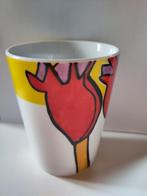 mok "tulpen", Ophalen of Verzenden, Zo goed als nieuw, Overige stijlen, Kop(pen) en/of Schotel(s)