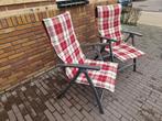 2 tuinstoelen, Tuin en Terras, Ophalen of Verzenden, Gebruikt, Kunststof