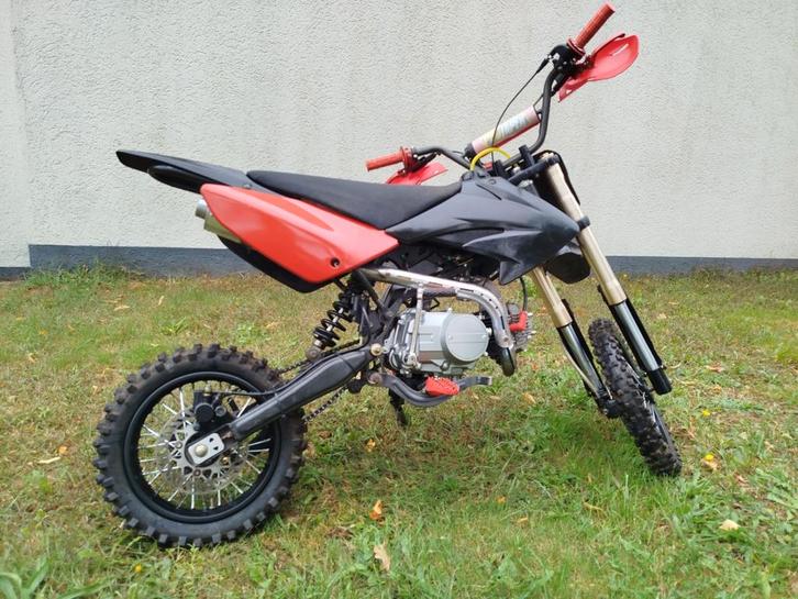 Pitbike - 125cc 4 tackt --nieuw blok, bak, achterwiel!!, Fietsen en Brommers, Minibikes, Midibikes en Pitbikes, Gebruikt, Dirtbike