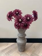 Bordeaux Dahlia Kunstbloem excl vaas - Realistisch & Mooi, Ophalen, Overige soorten, Halfschaduw, In pot