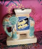 Vintage/Keramiek/Olifant/Turquoise, Ophalen of Verzenden