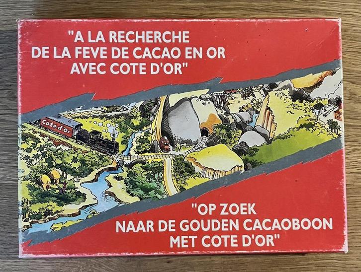 Op zoek naar de Gouden Cacaoboon (1992) Spel, Hobby en Vrije tijd, Gezelschapsspellen | Bordspellen, Gebruikt, Een of twee spelers