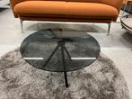 Nieuw Beek Maupertuus Salontafel Zwart Glas Design Tafel 60, 50 tot 100 cm, Rond, Nieuw, Ophalen of Verzenden