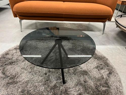 Nieuw Beek Maupertuus Salontafel Zwart Glas Design Tafel 60, Huis en Inrichting, Tafels | Salontafels, Nieuw, Minder dan 50 cm