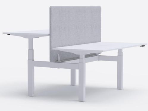 Duo Zit-Sta Werkplek – Nieuw – Inclusief 2 Monitorarmen, Huis en Inrichting, Bureaus, Nieuw, Stabureau, Elektrisch, In hoogte verstelbaar
