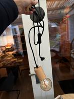 Moderne Hanglamp voor naast het Bed, Huis en Inrichting, Ophalen of Verzenden, Zo goed als nieuw, Hout, Minder dan 50 cm