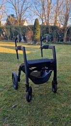 Rollz motion opvouwbaar rollator met kussen en reistas, Diversen, Rollators, Ophalen, Opvouwbaar, Zo goed als nieuw