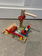 Houten Haven voor Treinbaan hout, Ophalen, Gebruikt