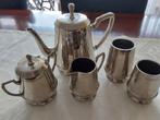 Koffiestel verzilverd  DAALDEROP, Antiek en Kunst, Curiosa en Brocante, Ophalen of Verzenden