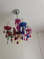 Regenboog kleurrijke kroonluchter lamp, Ophalen of Verzenden, Zo goed als nieuw