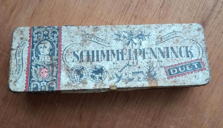 Schimmelpenninck oud sigaren doosje, Verzamelen, Overige Verzamelen, Gebruikt, Ophalen of Verzenden