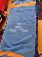 Te koop Badlaken KNRM Blauw/Oranje. 65 bij 130. 100%katoen, Ophalen of Verzenden, Gebruikt, Blauw, Handdoek