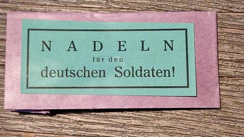WO2 Duits - Originele WH Packung met 10 Naalden Wehrmacht, Verzamelen, Militaria | Tweede Wereldoorlog, Landmacht, Overige typen