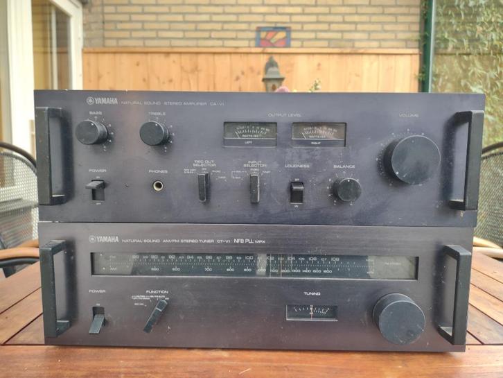 Yamaha CA-V1 en CT-V1 (biedingen sluiten vandaag 18.00 uur), Audio, Tv en Foto, Versterkers en Receivers, Niet werkend, Stereo