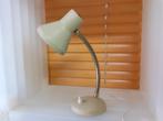 jaren 50 60 design bureaulamp creme ecru metaal retro 30 cm, Gebruikt, ?, Metaal, Minder dan 50 cm