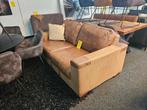 Bank 2.5 zit L'ancora type HUNTER Africa leder/stof NIEUW, 100 tot 125 cm, 150 tot 200 cm, Rechte bank, Ophalen