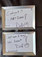 Dolf Jansen cabaretier, handgeschreven/ Gesigneerde tekst, Antiek en Kunst, Ophalen of Verzenden