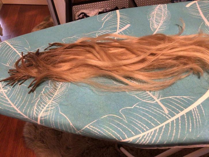 Haar extensions - 140 stuks - Blond gemêleerd, Sieraden, Tassen en Uiterlijk, Uiterlijk | Haarverzorging, Zo goed als nieuw, Pruik of Haarverlenging