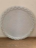 Witte schaal, Ophalen of Verzenden, Zo goed als nieuw, Rond, Kunststof