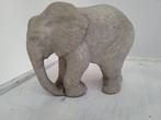 handgemaakte stenen olifant levensecht van marbell, Verzamelen, Beelden en Beeldjes, Ophalen of Verzenden, Zo goed als nieuw, Mens