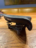 Vintage Fietszadel met Veren - UKA, Ophalen of Verzenden, Gebruikt, Oldtimer, Zadel
