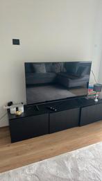 Zwart tv kast te koop, Huis en Inrichting, Kasten | Televisiemeubels, Ophalen, 150 tot 200 cm, Zo goed als nieuw, Minder dan 100 cm