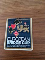 5274 Sticker European Bridge Cup International, Ophalen of Verzenden, Zo goed als nieuw