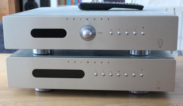 Primare i21 versterker en Primare T23 DAB/FM tuner, Audio, Tv en Foto, Versterkers en Receivers, Gebruikt, Stereo, 120 watt of meer